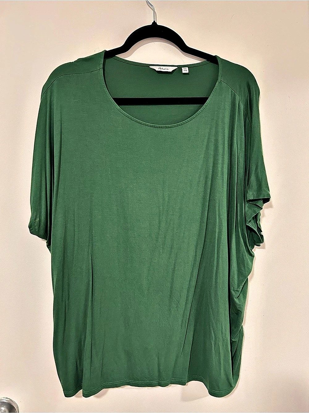 Reitmans Green Draped Tunic Size XXL Like New